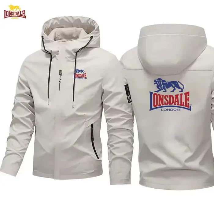 Veste décontractée pour homme printemps/automne 2026 coupe ample fermeture éclair manches longues avec poches style R