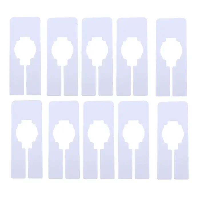 Séparateurs de placard pour étagères, 10 pièces/20 pièces, support de séparation en plastique pour vêtements réutilisables