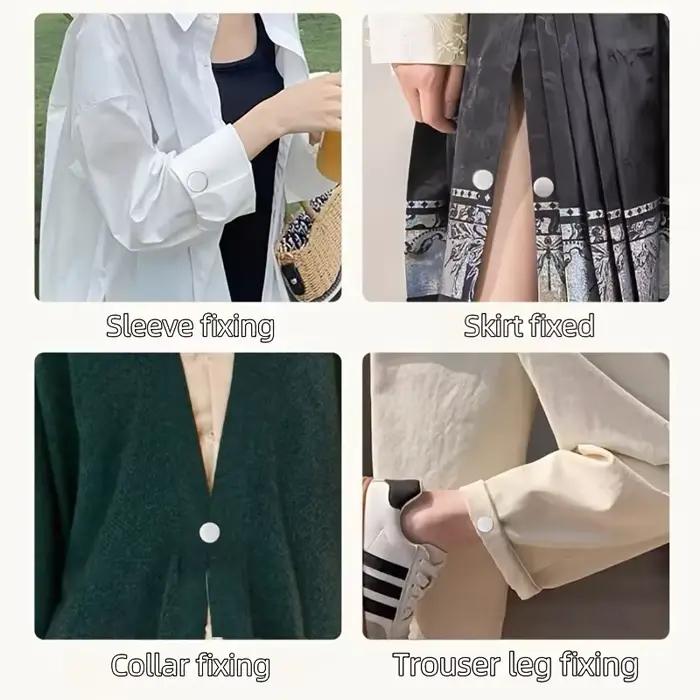 Attache de manchette à boucle en spirale sans couture