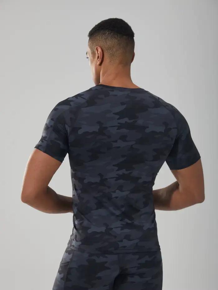 Chemises de Compression à manches courtes pour hommes