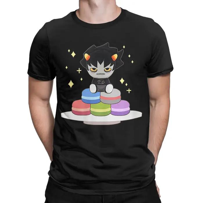 Homestucked Manga ANIME T-Shirts pour hommes Vintage coton t-shirt col rond manches courtes