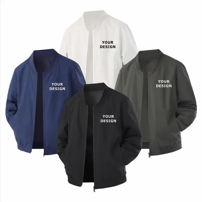 Veste de Baseball Hommes Polyestère Personnalisable Avec Fermeture Éclair Pour Activités Extérieures et Maison Occasions Spéciales