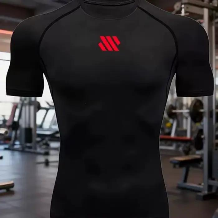 T-shirt de sport pour hommes à manches courtes