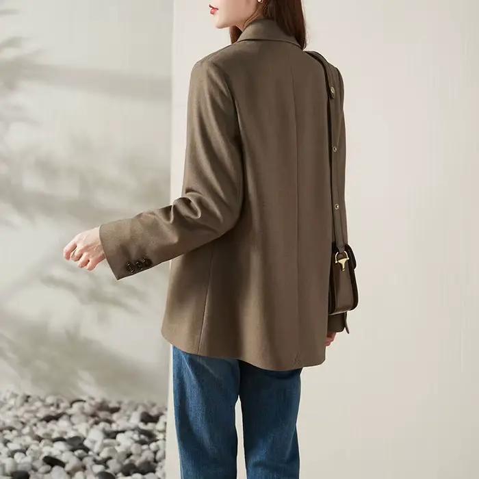 Veste pour femmes vêtements longs tenues d'automne