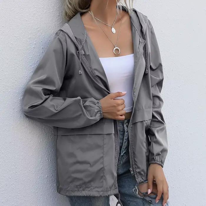 Veste Imperméable Ultralégère pour Femme