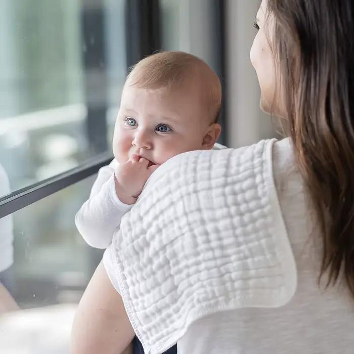 Grands débarbouillettes en mousseline pour bébé, débarbouillettes Extra absorbantes et douces pour garçons et filles, chiffons à creuser le lait pour registre de nouveau-né