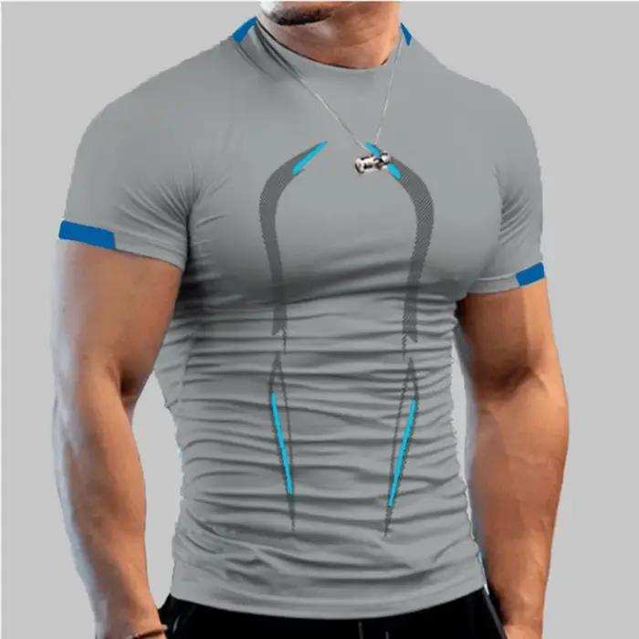 Nouveaux vêtements de sport d'été T-Shirt respirant pour hommes