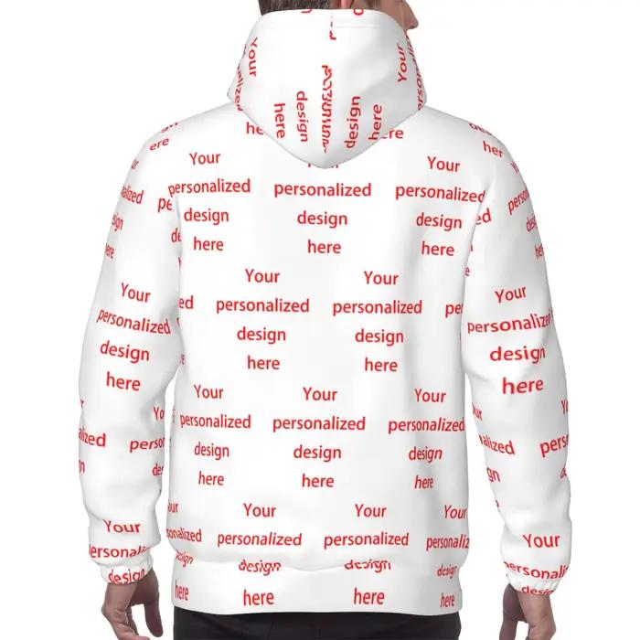 Sweat-shirts personnalisés Hip Hop à capuche pour homme et femme