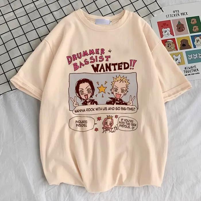 Nana Anime t-shirt femmes Pastel Punk coréen vêtements respirant graphique Pop Culture