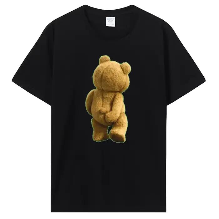 Ted Bear à gratter son cul T-Shirt décontracté couverture en coton t-shirts Fitness