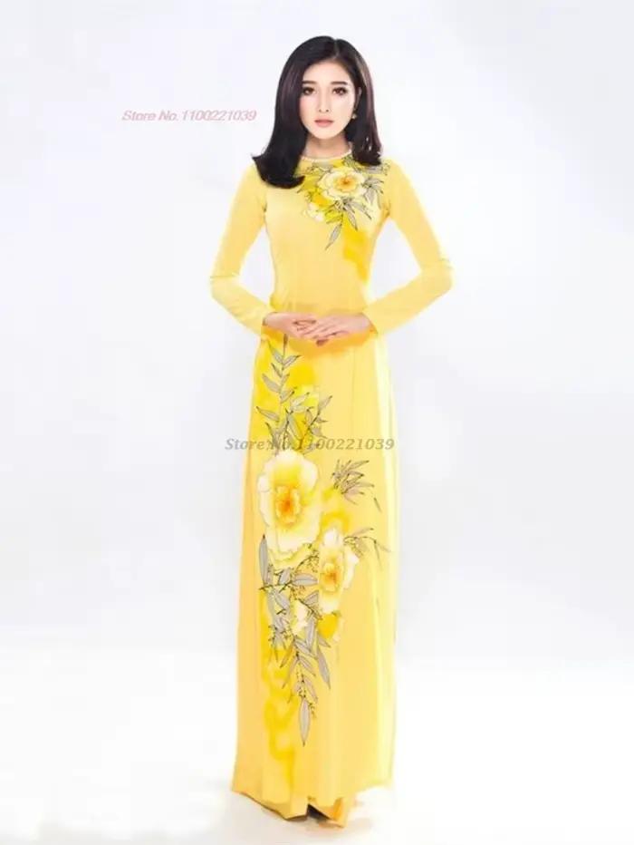 Robe traditionnelle vietnamienne aodai