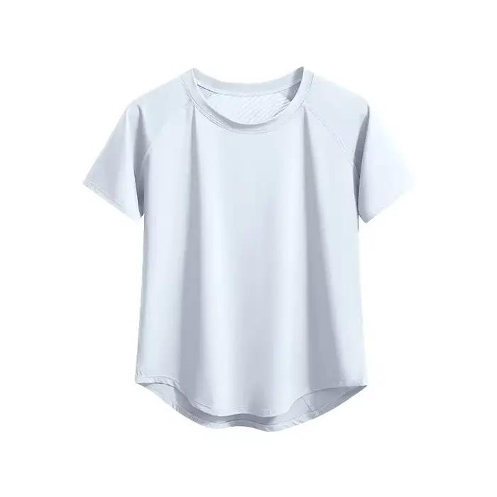 Chemise de yoga pour femmes respirante et séchage rapide à manches courtes pour yoga pilates et fitness