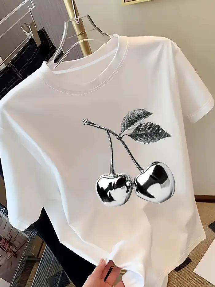 T-shirt à manches courtes pour femme