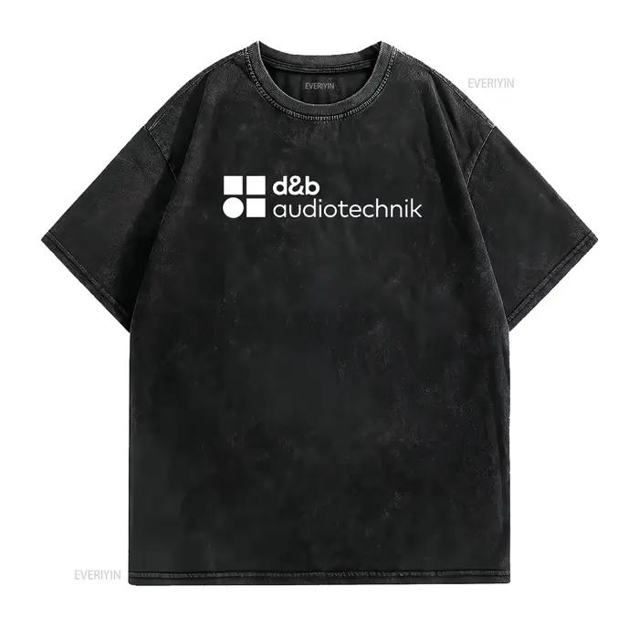 Nouveau t-shirt graphique audio professionnel audiotechnik avec logo, drôle, tailles S à 5XL, vintage, délavé, élégant, doux, décontracté, légèrement graphique