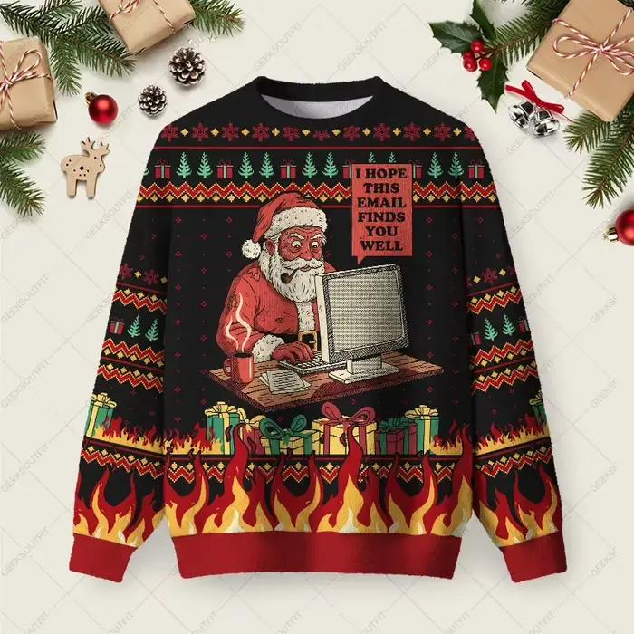 Sweat-shirt graphique bonhomme en pain d'épice imprimé en 3D