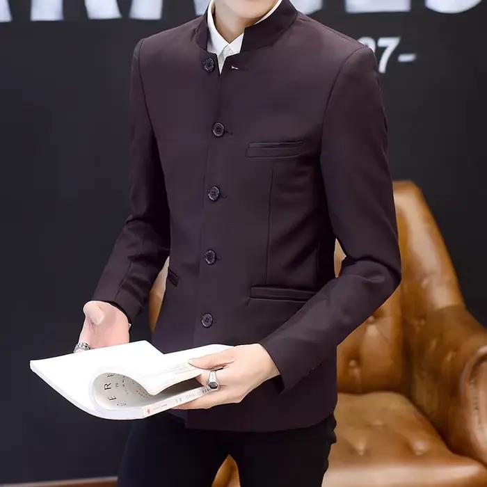Costumes tuniques de style chinois pour hommes