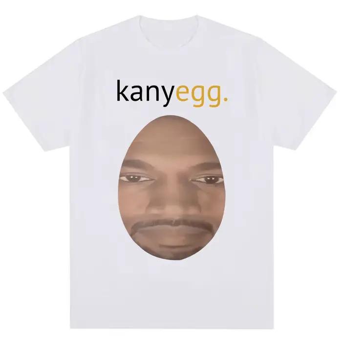 T-shirt en coton unisexe pour hommes et femmes, style streetwear décontracté, humoristique et créatif, inspiré du hip hop, kanye west, meme, oke yegg, pour toutes les occasions