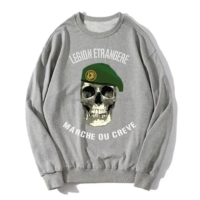Sweat à Capuche De La Légion Étrangère Pour Hommes Imprimé Drôle Style Streetwear Harajuku Unisexe Surdimensionné Automne Hiver Occasions Quotidiennes