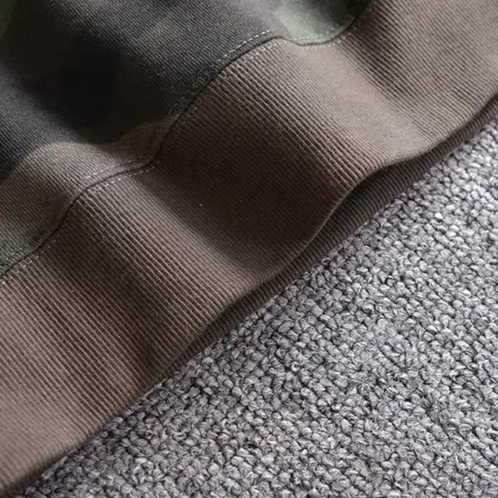 Sweat décontracté en coton polyester avec impression pour homme, adapté aux courses et aux journées décontractées printemps automne