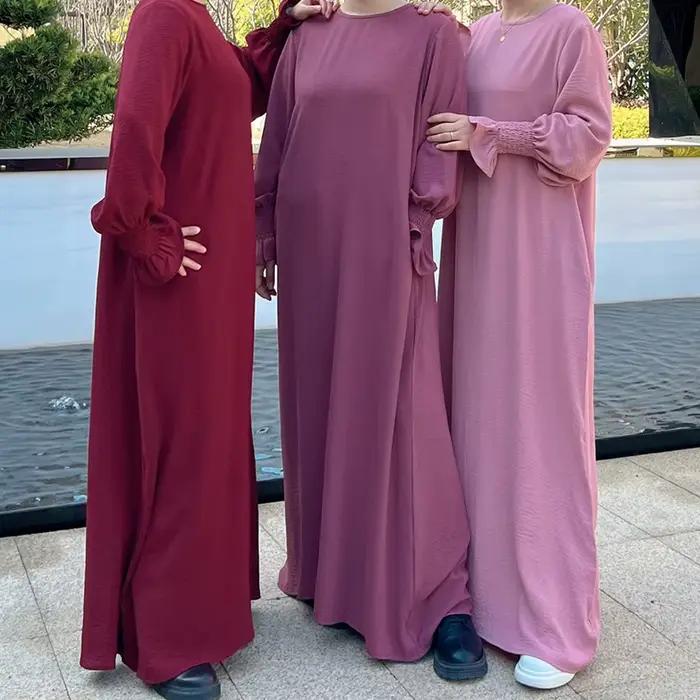 Eid Ramadan femmes musulmanes vêtement de prière Robe modeste Abaya caftan dubaï turquie