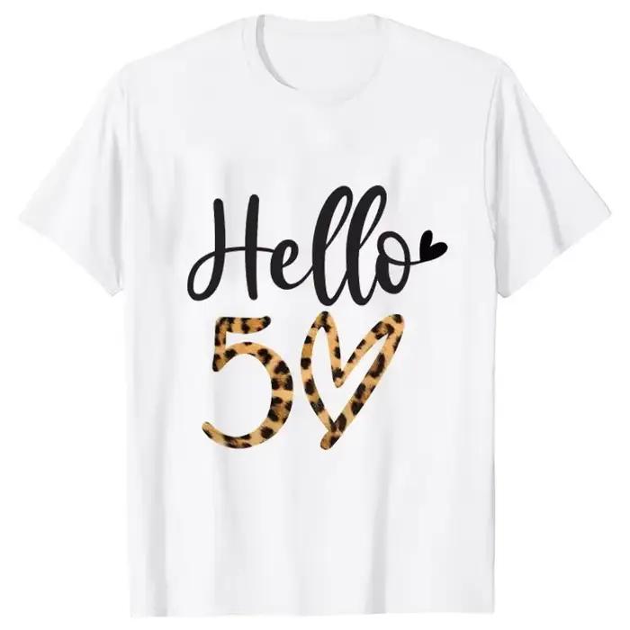 T-shirts pour femmes pour fête d'anniversaire 50 ans