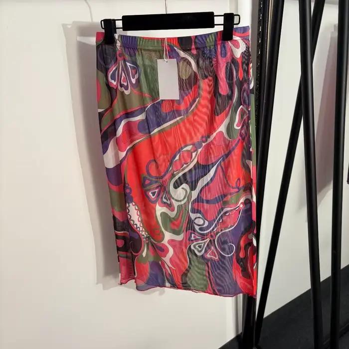 Ensembles de robes en maille pour femmes au design luxueux avec logo signature