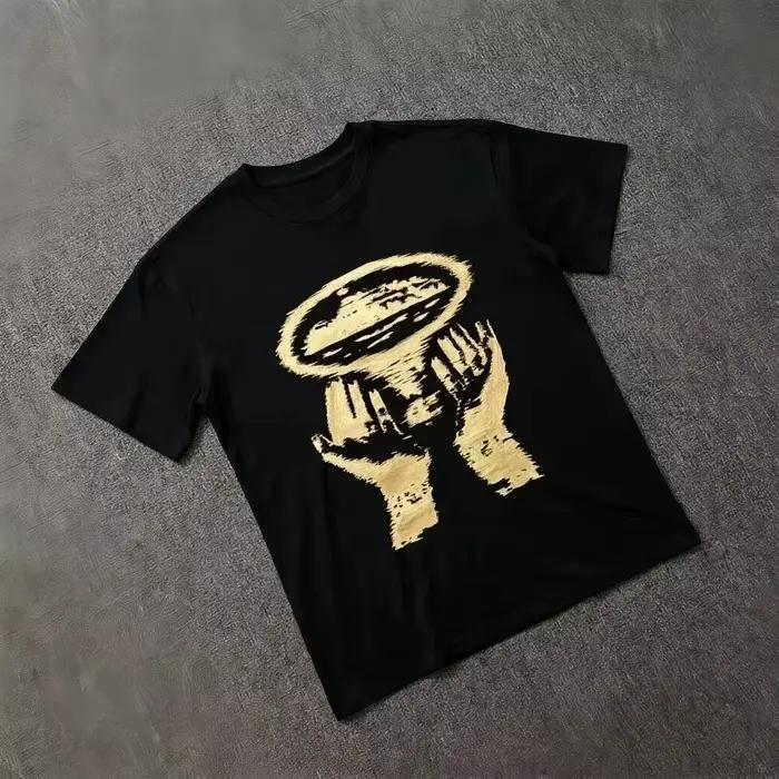 T-shirt et short graphiques oversize pour homme