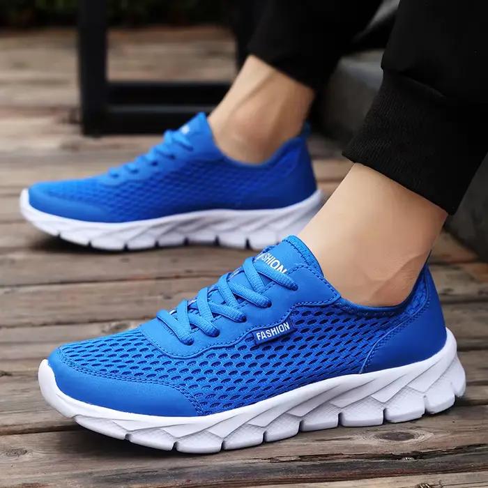 YRZL hommes Tennis léger respirant maille chaussures de Sport en plein air Jogging course marche haute qualité