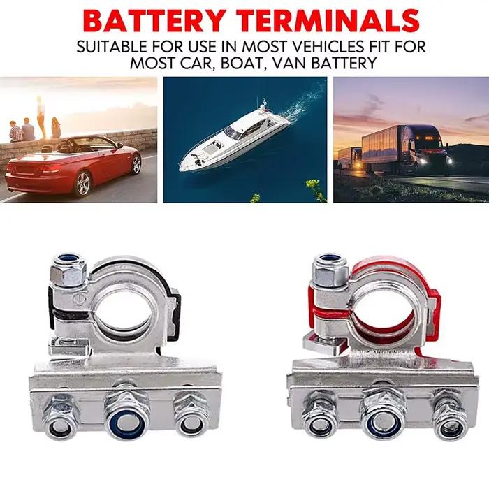 1 Paire de bornes de borne de batterie de voiture 12V 24V