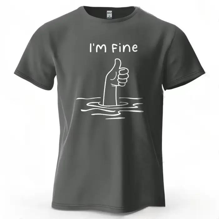 T-shirt pour homme 100% coton