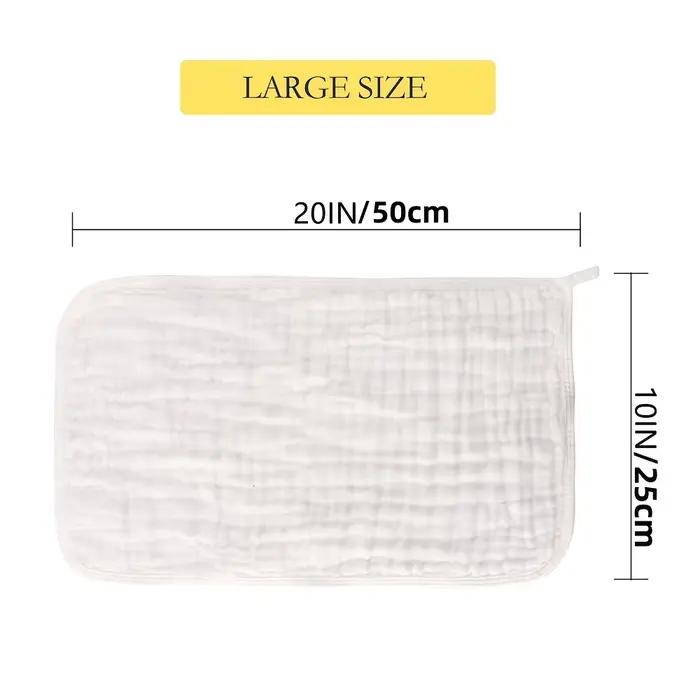 Grands débarbouillettes en mousseline pour bébé, débarbouillettes Extra absorbantes et douces pour garçons et filles, chiffons à creuser le lait pour registre de nouveau-né