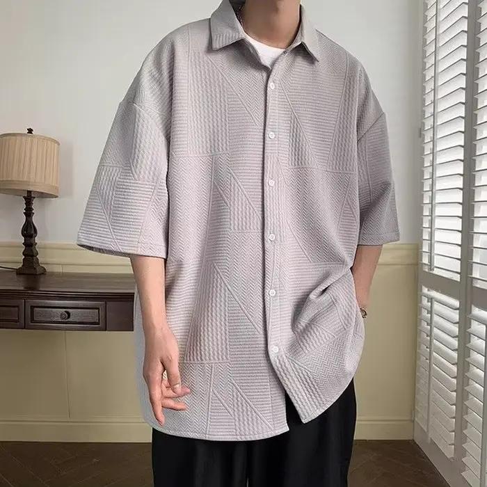 Chemise d'été à manches courtes pour hommes