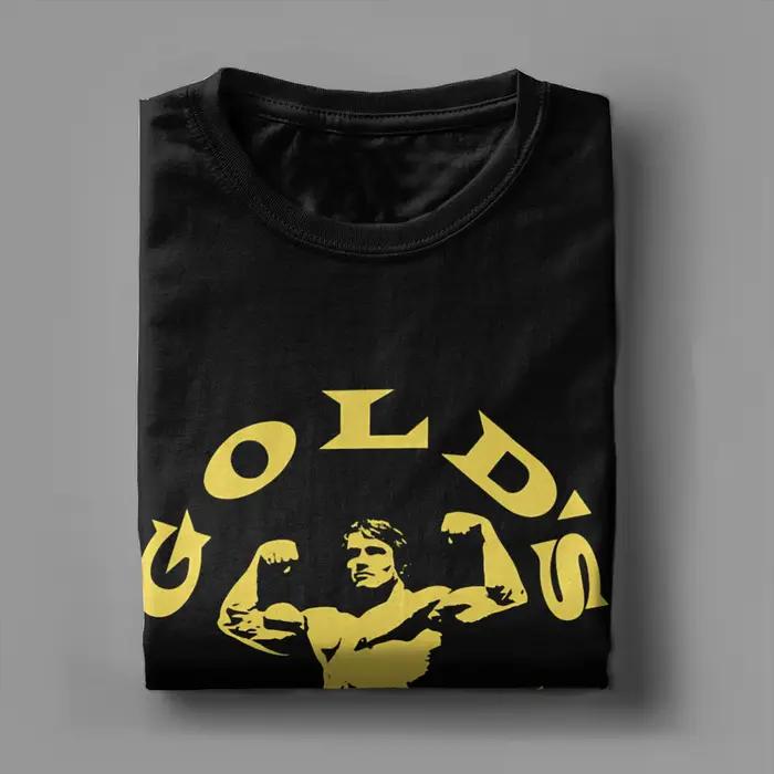 T-Shirts pour hommes Arnold Schwarzenegger Golds Gym