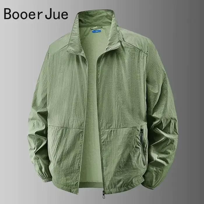 Veste de protection solaire UPF 50+ pour homme coupe-vent respirante et pliable pour randonnée course à pied et voyage polyester durable