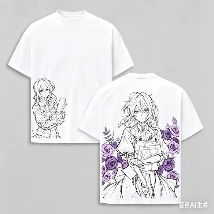 T-shirt Anime Violet Evergarden