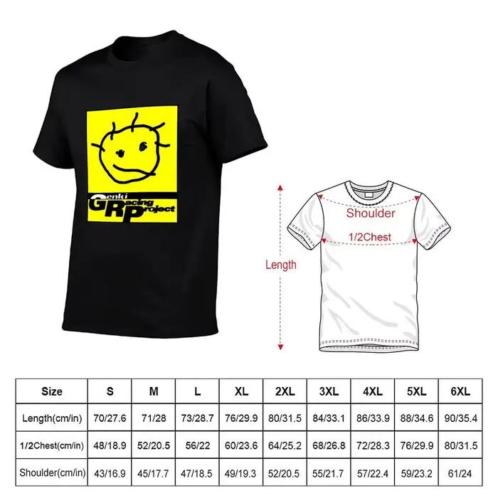 GENKI - T-shirt Racing Project, t-shirt de travail décontracté et résistant