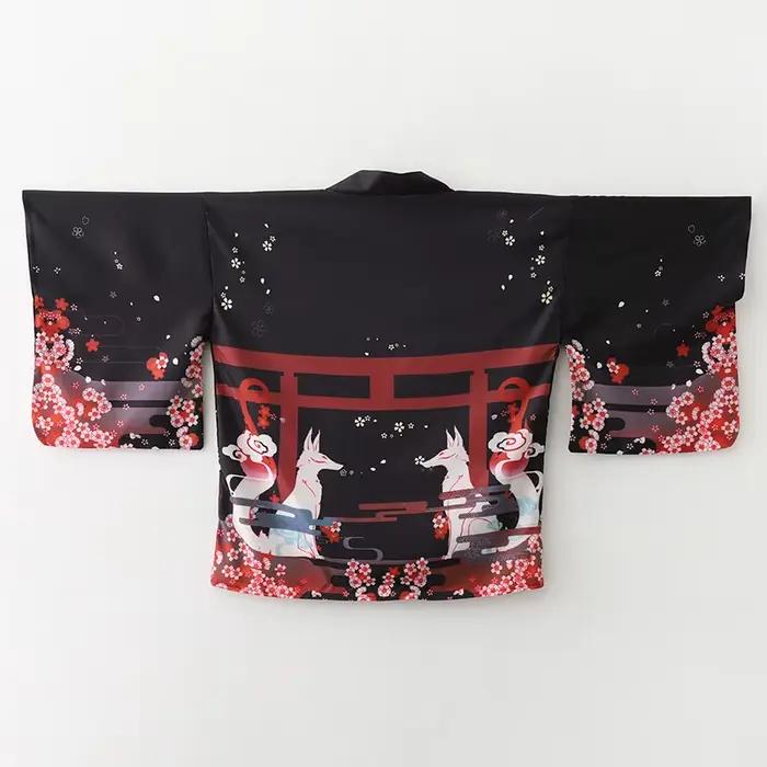 Kimono de samouraï japonais ample d'été, Streetwear, Cardigan Cosplay Haori Harajuku pour femmes et hommes, vêtements traditionnels Yukata