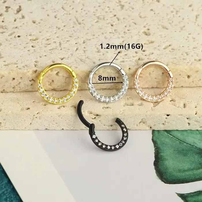 Boucle d'oreille Piercing en acier inoxydable pour femmes