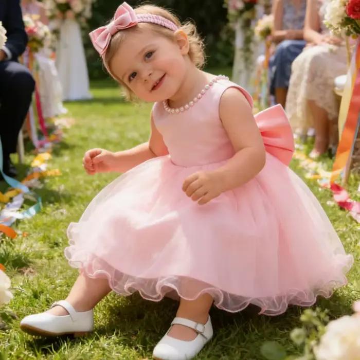 Robe blanche pour filles