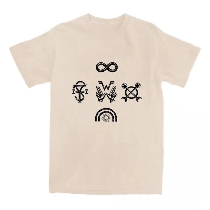 Weezer Shine Again – T-shirt unisexe en coton à manches courtes