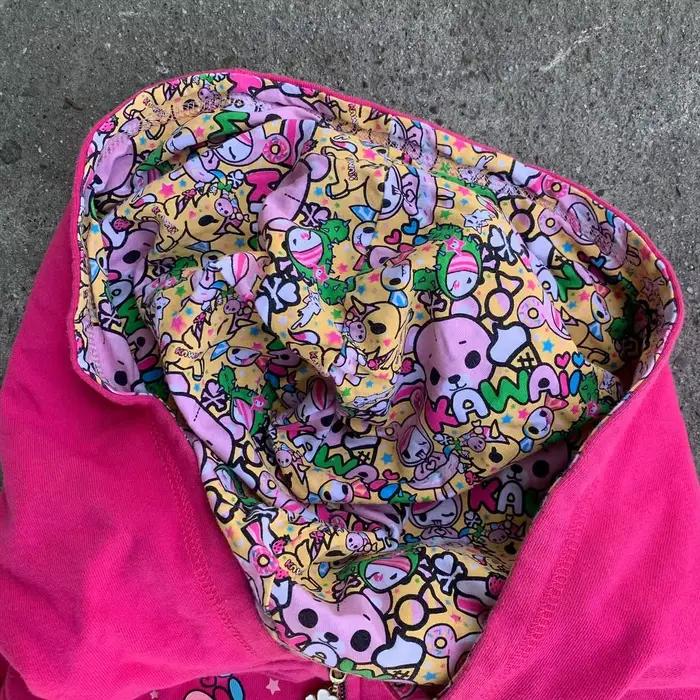 Sweat à capuche imprimé licorne pour femme