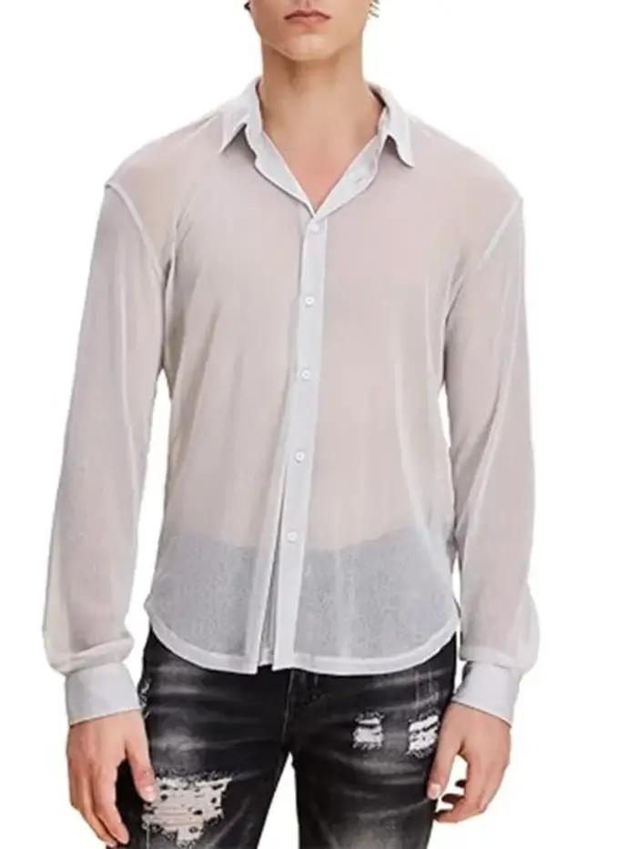 Chemise d'Été Blanche pour Homme