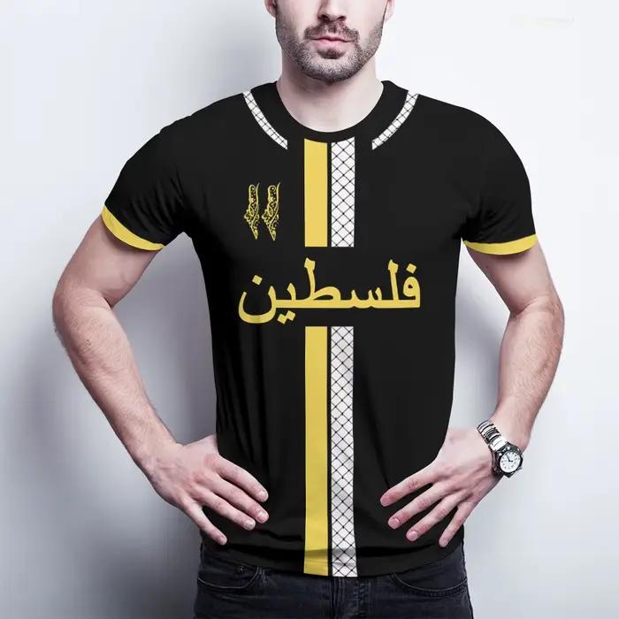 Maillot de Football Palestine t-shirts adultes et enfants léger luxe numérique imprimé uniformes