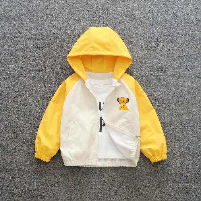 Veste coupe-vent à capuche pour enfants et adolescents