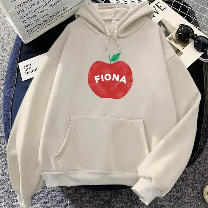 Fiona-Sweats à capuche College graphiques de chanteur de pomme pour femmes et hommes