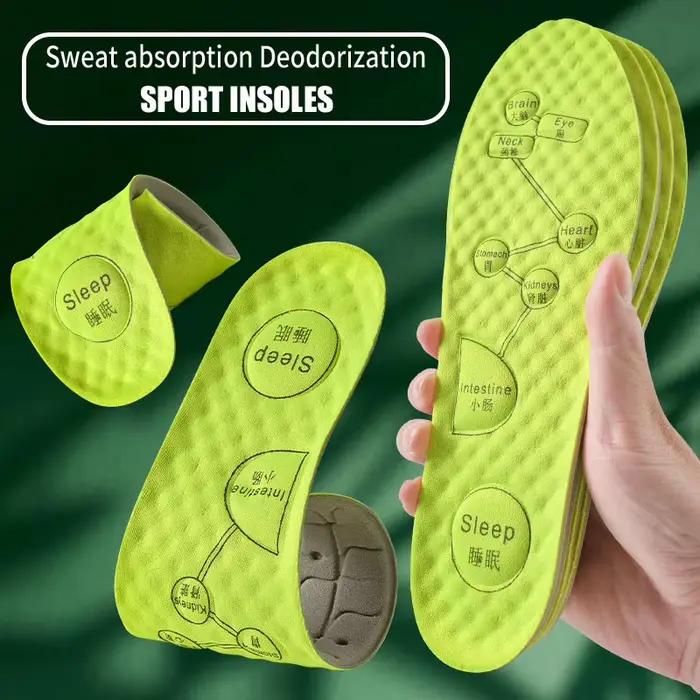 Semelles intérieures d'acupression de pied pour chaussures