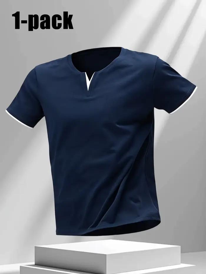 T-shirt pour homme à col en V