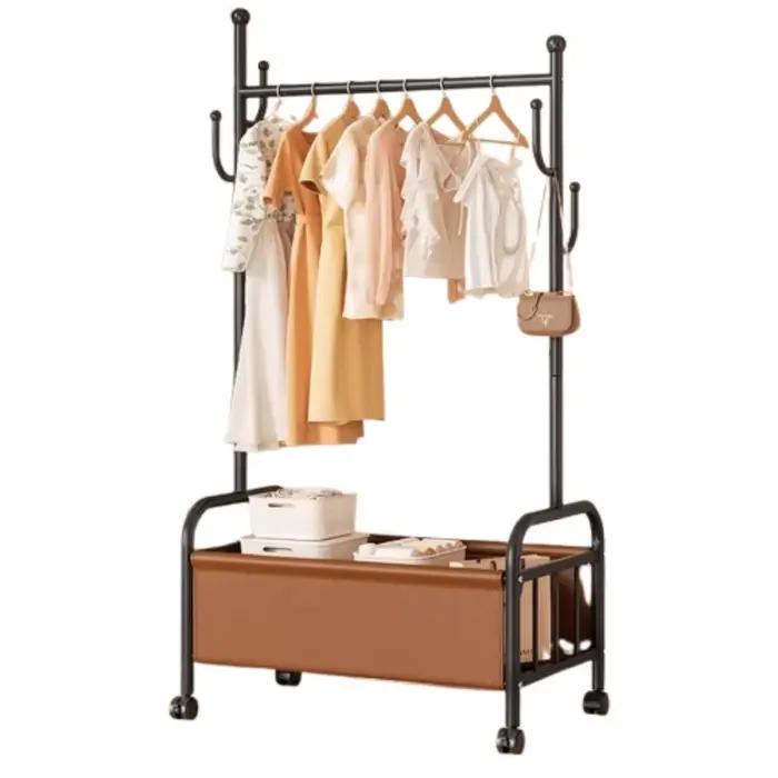 Placard chambre porte-vêtements étagères de séchage debout organisateur porte-vêtements support sol Appendiabiti Da Terra accessoires pour la maison