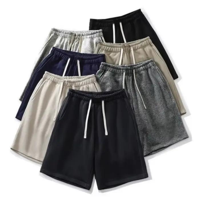 Shorts de jogging décontractés pour hommes avec cordon de serrage