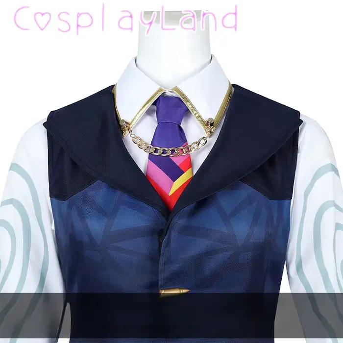 Valorant femme chambre Cosplay Costume gilet chemise jupe tenue avec accessoires ensemble complet Halloween noël femmes